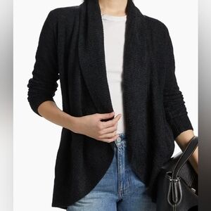 Barefoot Dreams CozyChic Lite Black Circle Cardigan Size L/XL